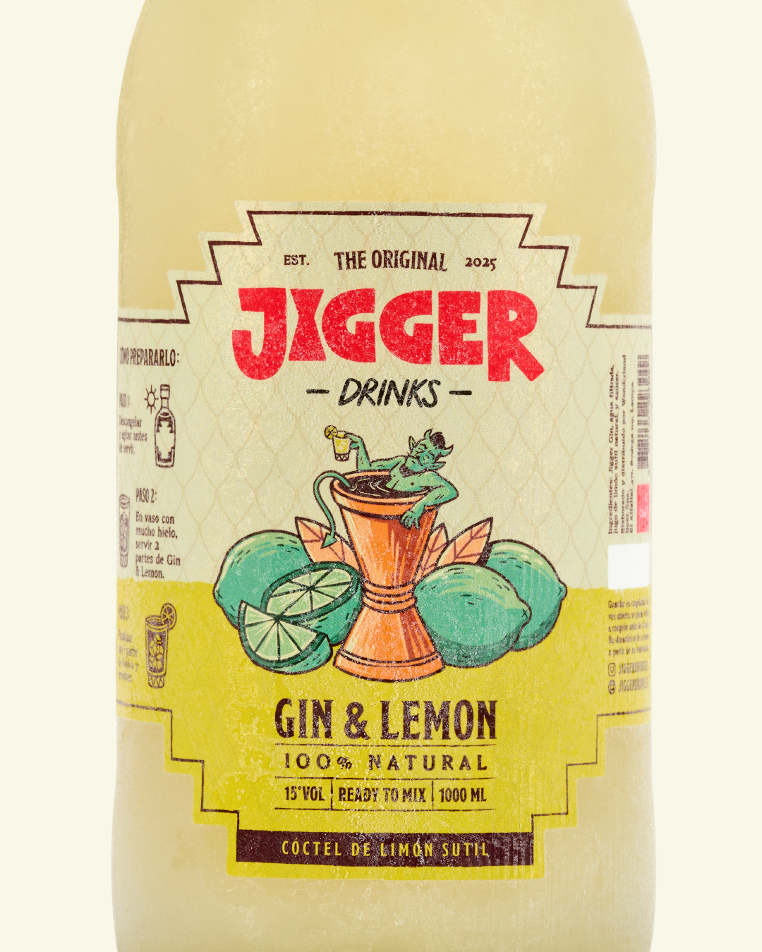 Gin & Lemon 1L