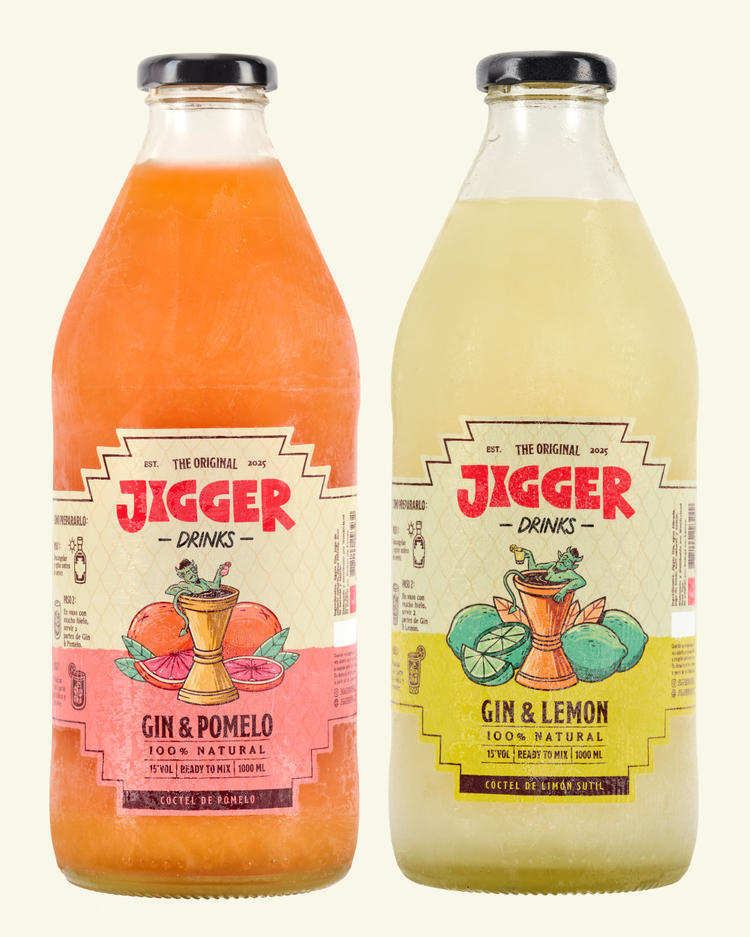 Pack Jigger Drinks 1L