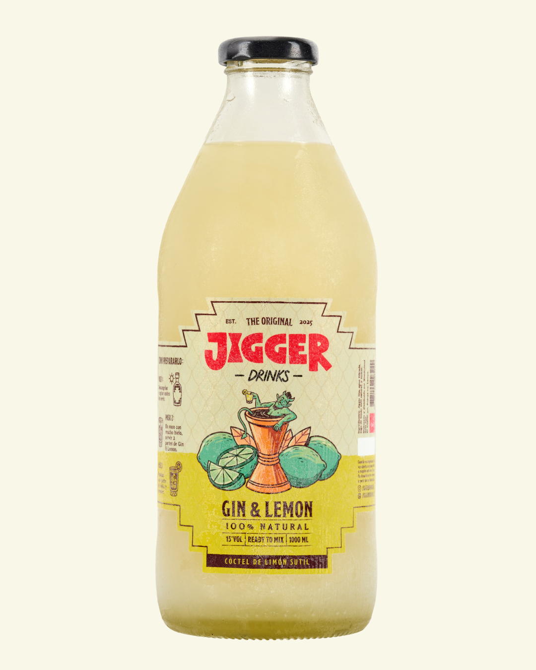 Gin & Lemon 1L