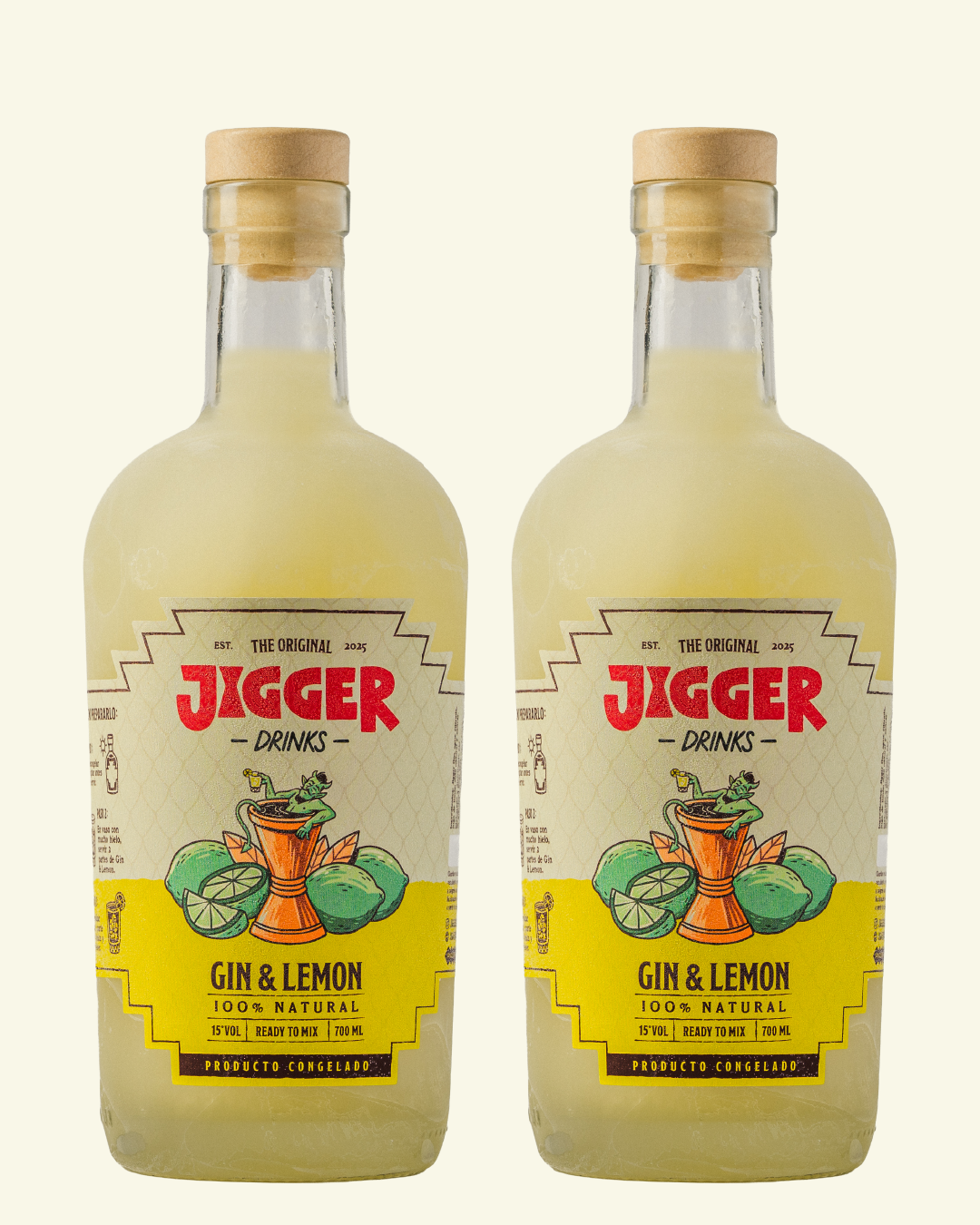 Pack Jigger Drinks Lemon